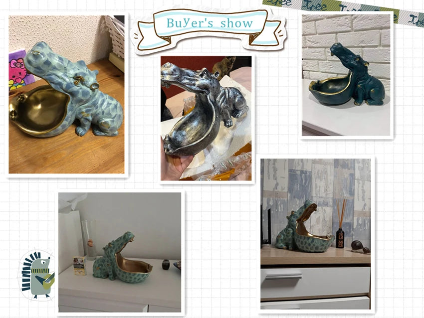 UHKA | Hippo Storage Sculpture – Minimalist Statement Object