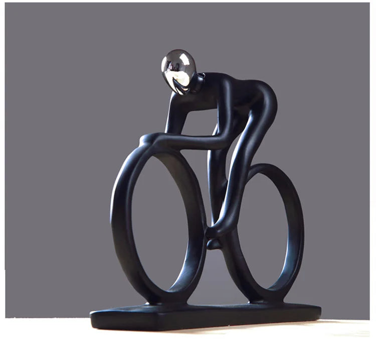 UHKA | Cycling Figurine – Motion Sculpture Art Object