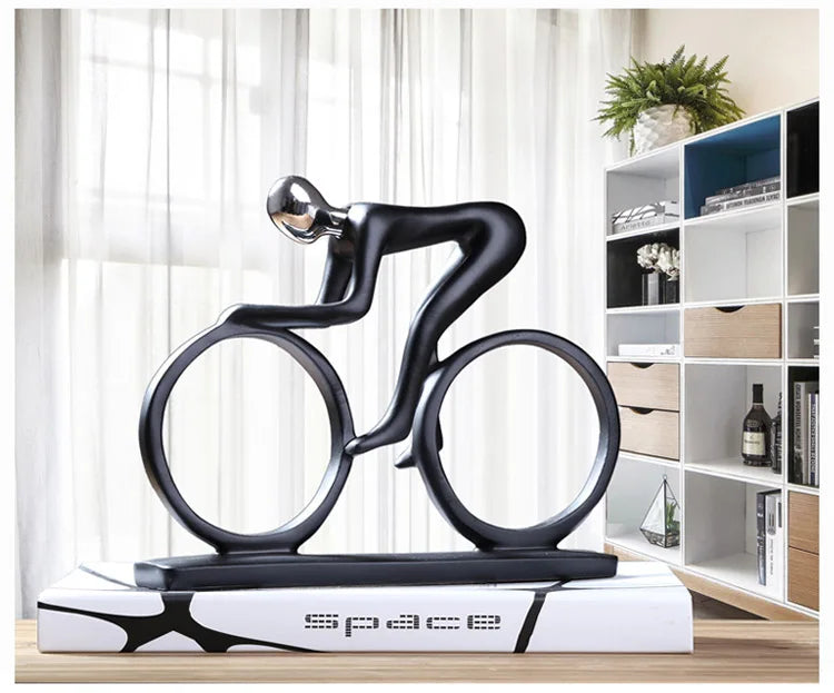 UHKA | Cycling Figurine – Motion Sculpture Art Object