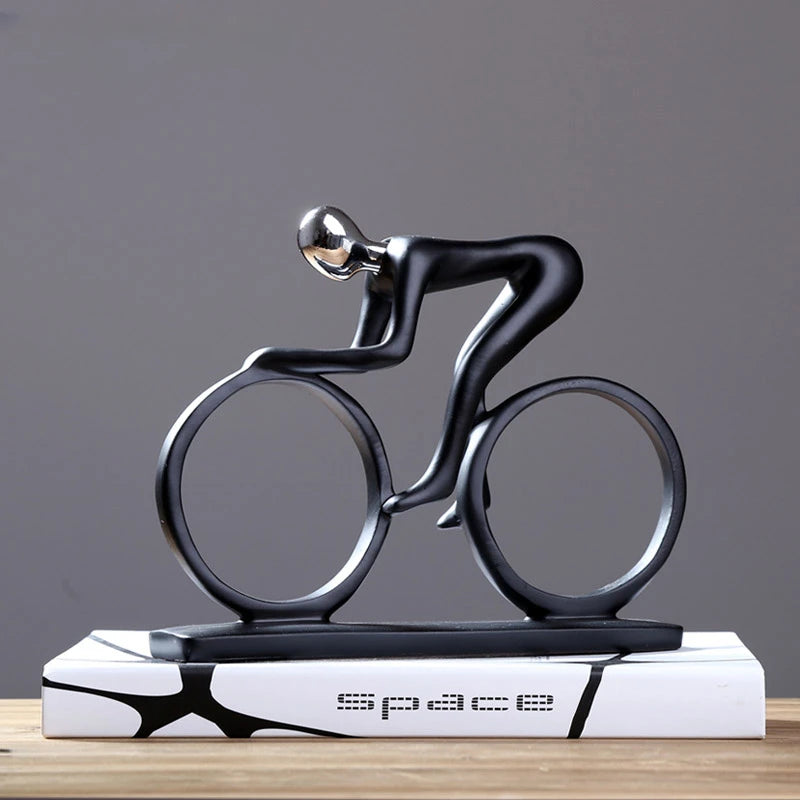UHKA | Cycling Figurine – Motion Sculpture Art Object