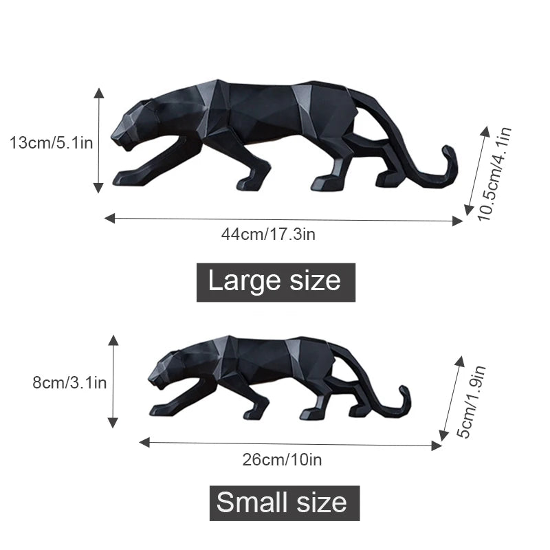 UHKA | Jaguar Large Figurine – Sculptural Animal Art Object