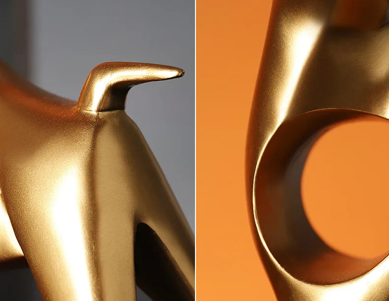 UHKA | Matte Bronze Bull Sculpture – Minimal Strength Object