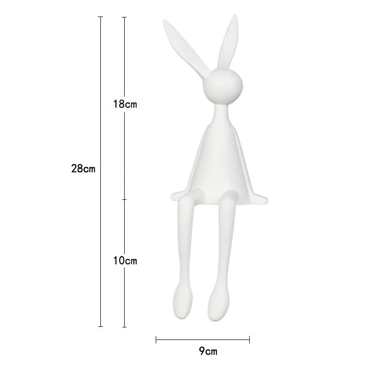 UHKA | Matte Rabbit Sculpture – Gentle Presence Object