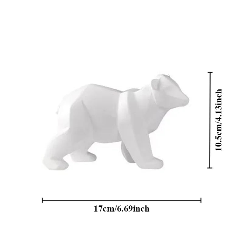UHKA | Nordic Bear Family Figurines – Sculptural Animal Art Objects