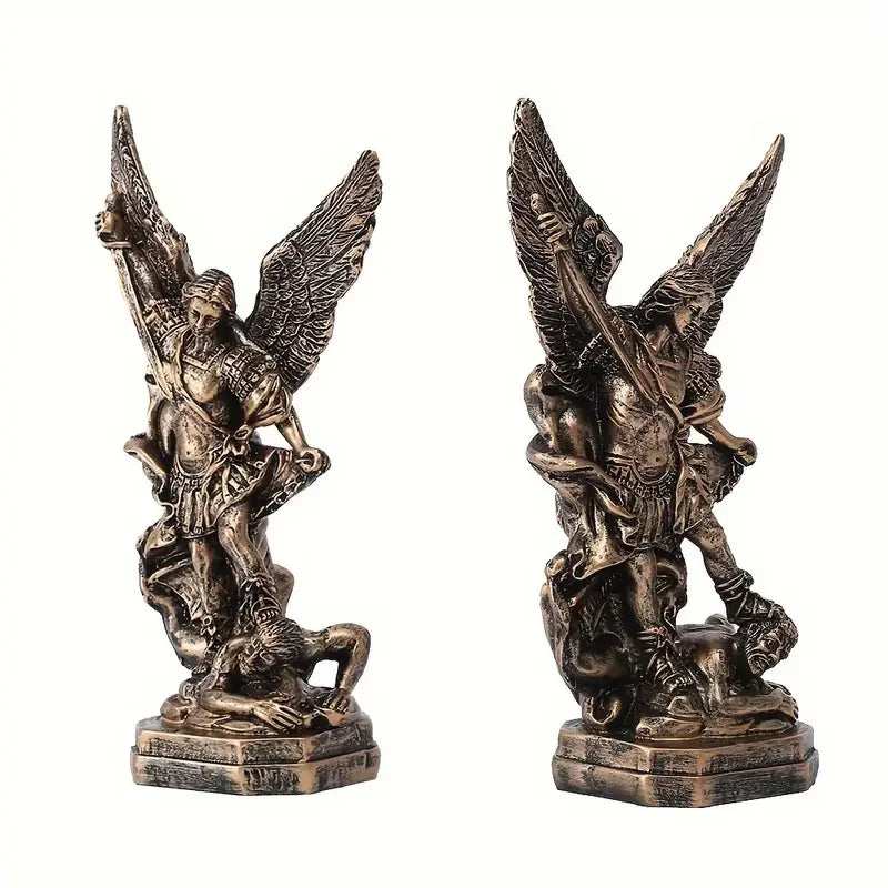Bronze Winged Figurine – Modern Resin Sculpture for Premium Home Decor
