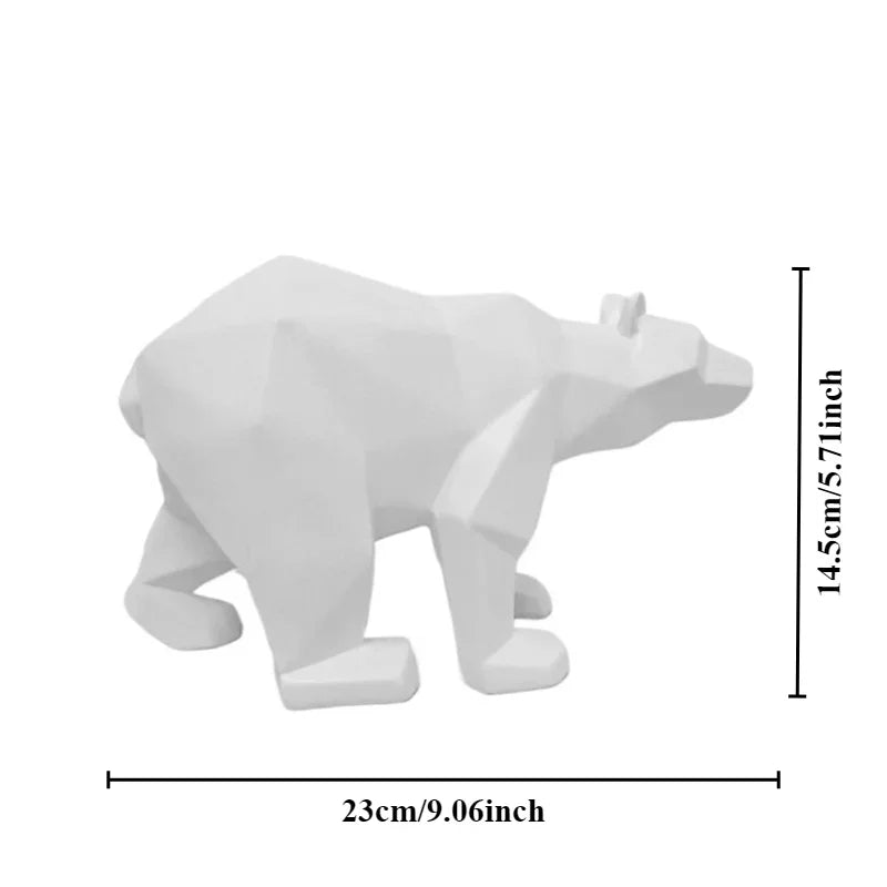 UHKA | Nordic Bear Family Figurines – Sculptural Animal Art Objects