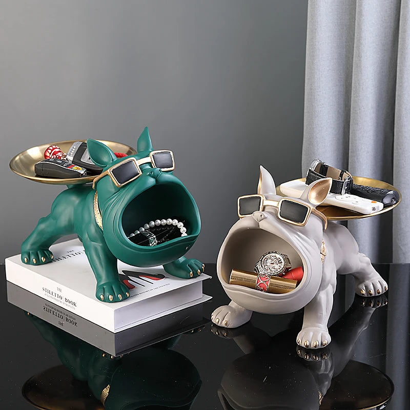 Sculptural Bulldog Storage – Bold Minimal Storage Object
