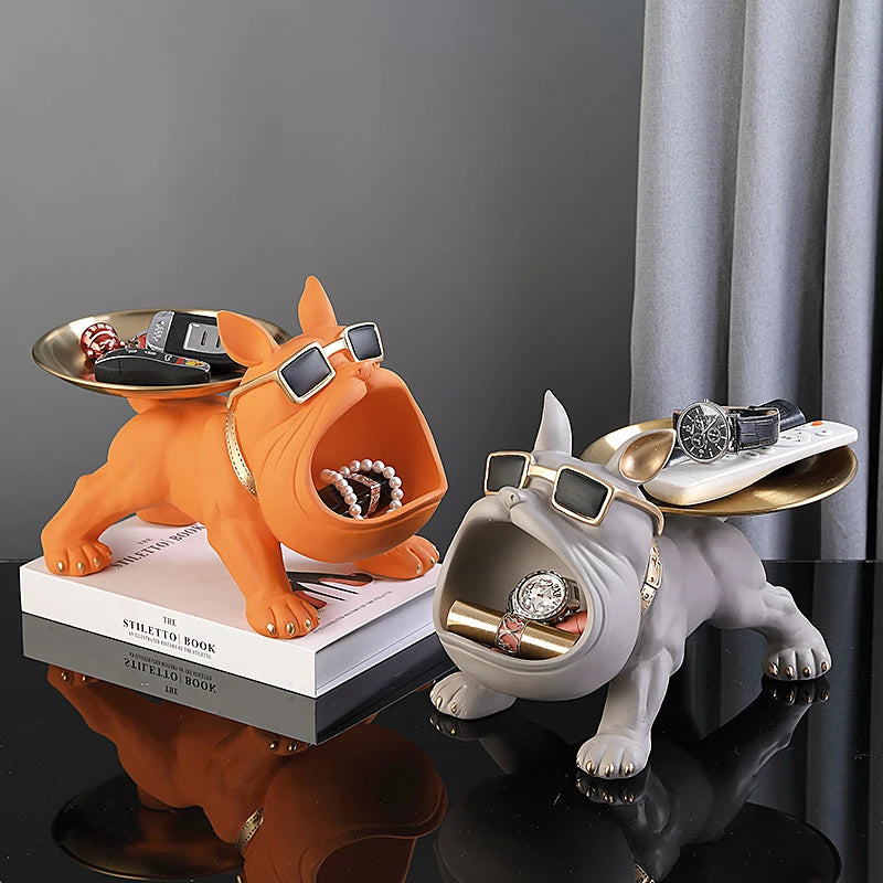 Sculptural Bulldog Storage – Bold Minimal Storage Object