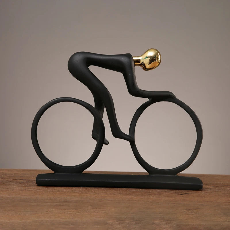 UHKA | Cycling Figurine – Motion Sculpture Art Object
