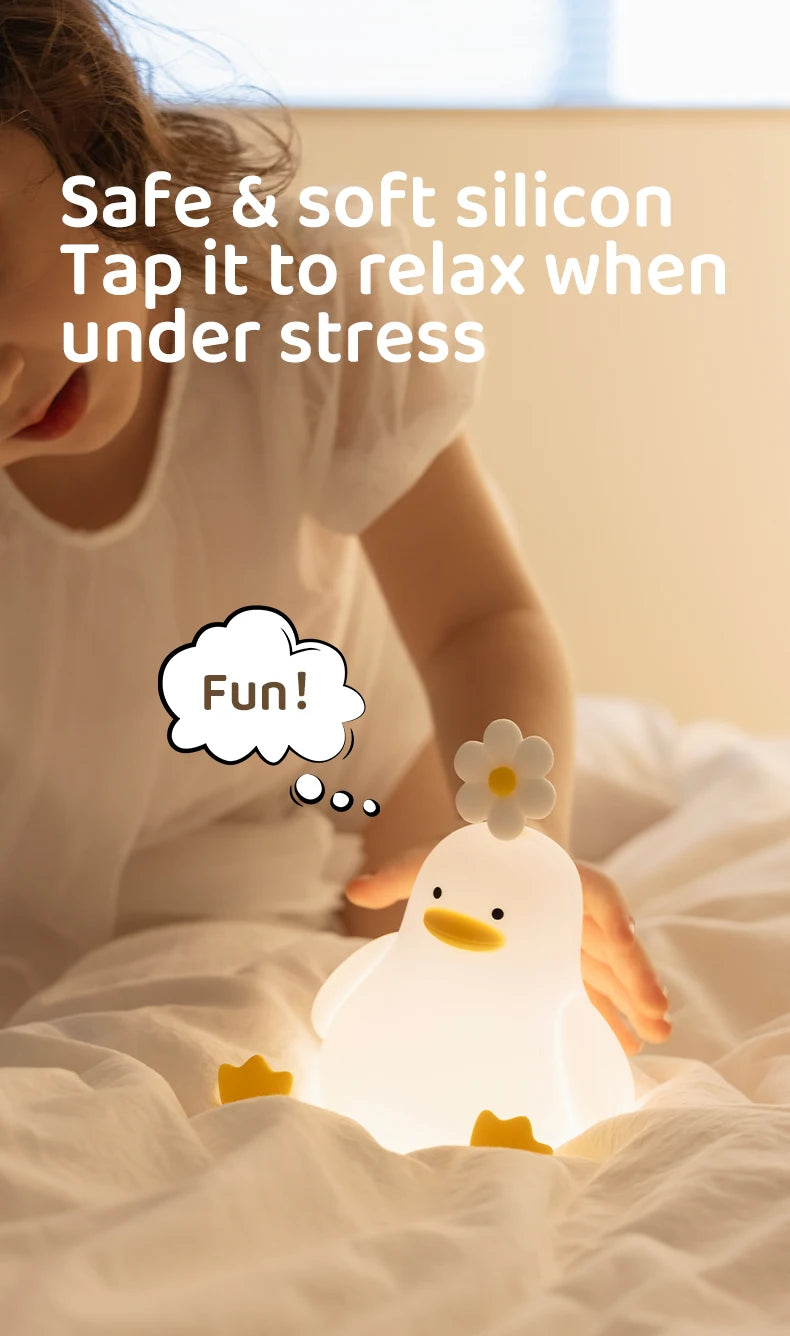 Cute Duck LED Night Light – A Cozy, Mood-Filling Decor Item