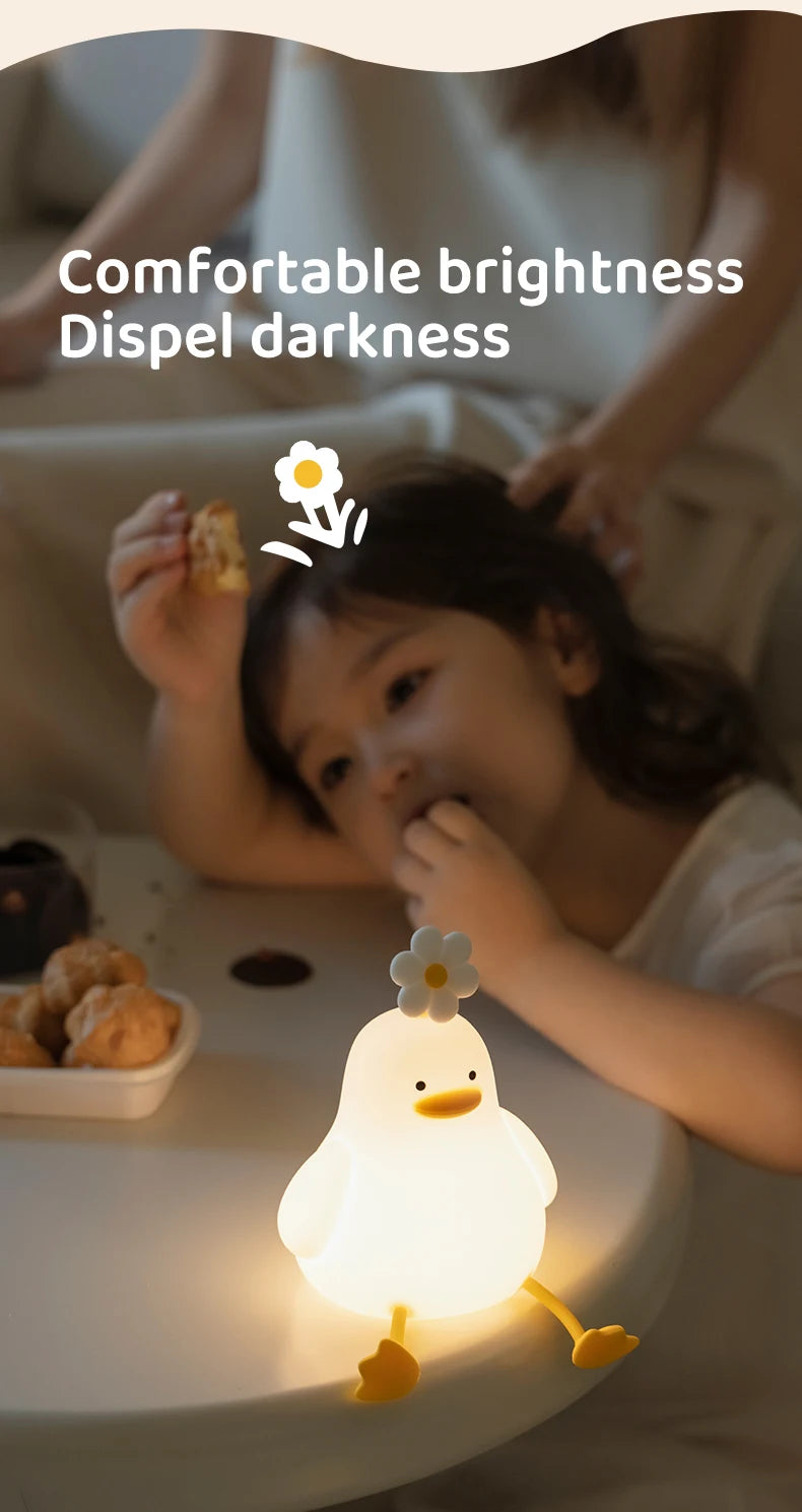 Cute Duck LED Night Light – A Cozy, Mood-Filling Decor Item