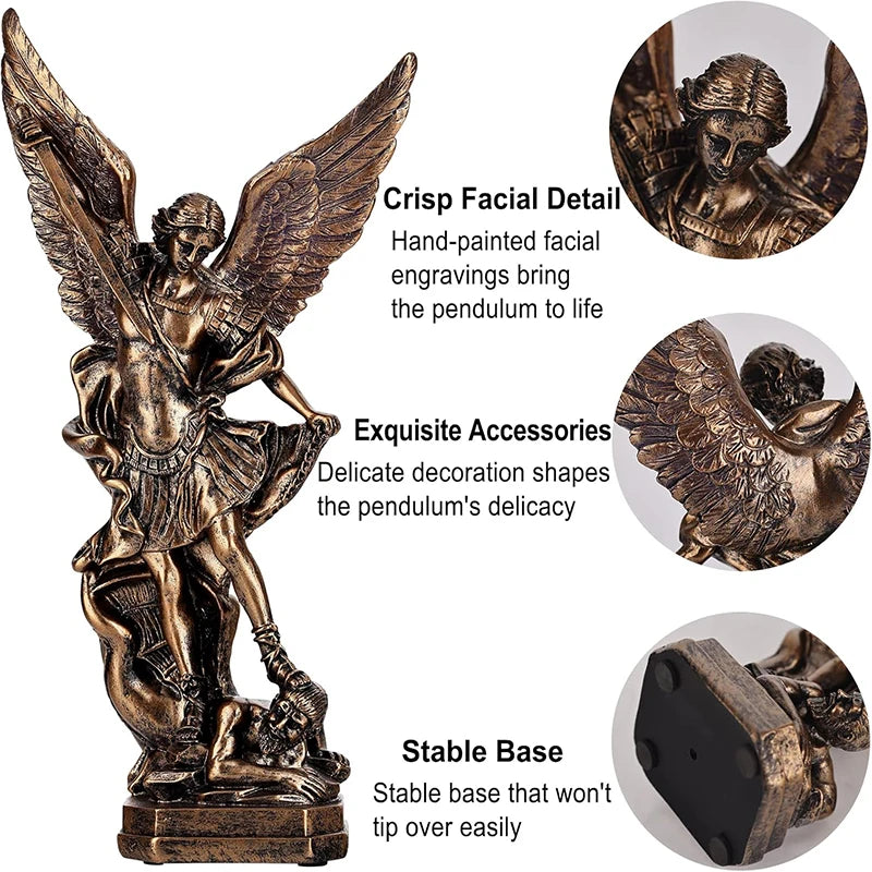 Bronze Winged Figurine – Modern Resin Sculpture for Premium Home Decor