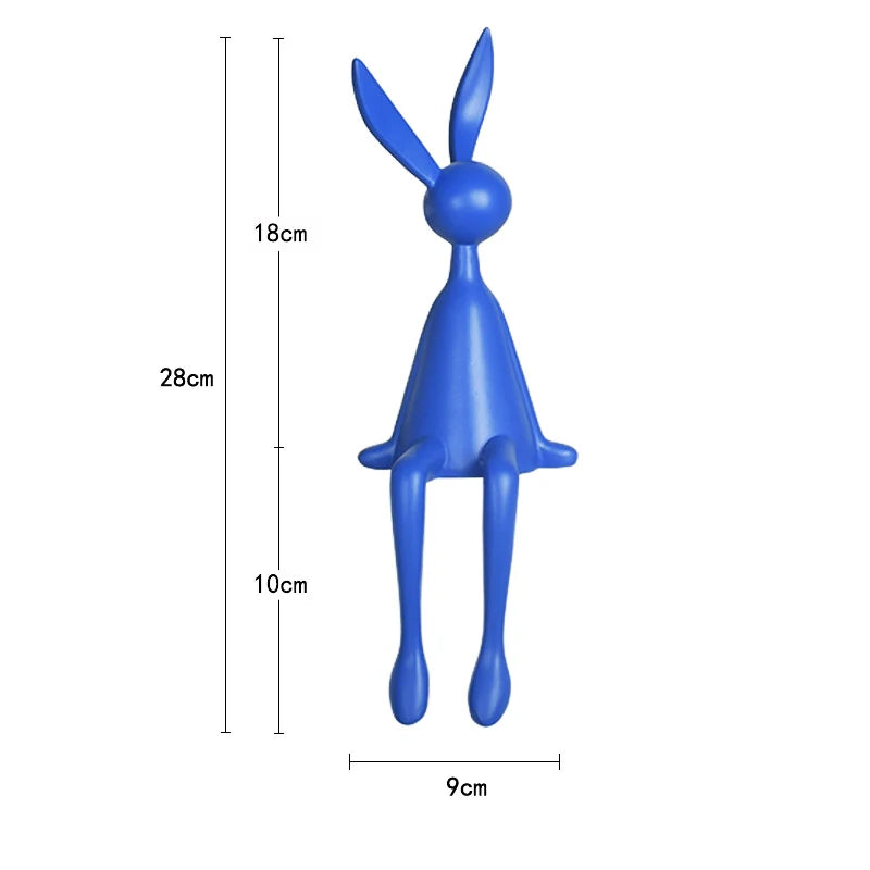 UHKA | Matte Rabbit Sculpture – Gentle Presence Object