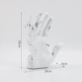 20cm Modern Decoration Mosaic Sculpture Hand Model Resin Abstract Figurine Home Desktop Decor  Fashion Study Office Statue