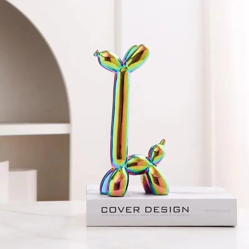 UHKA | Balloon-Style Resin Sculpture – Light & Playful Art Object