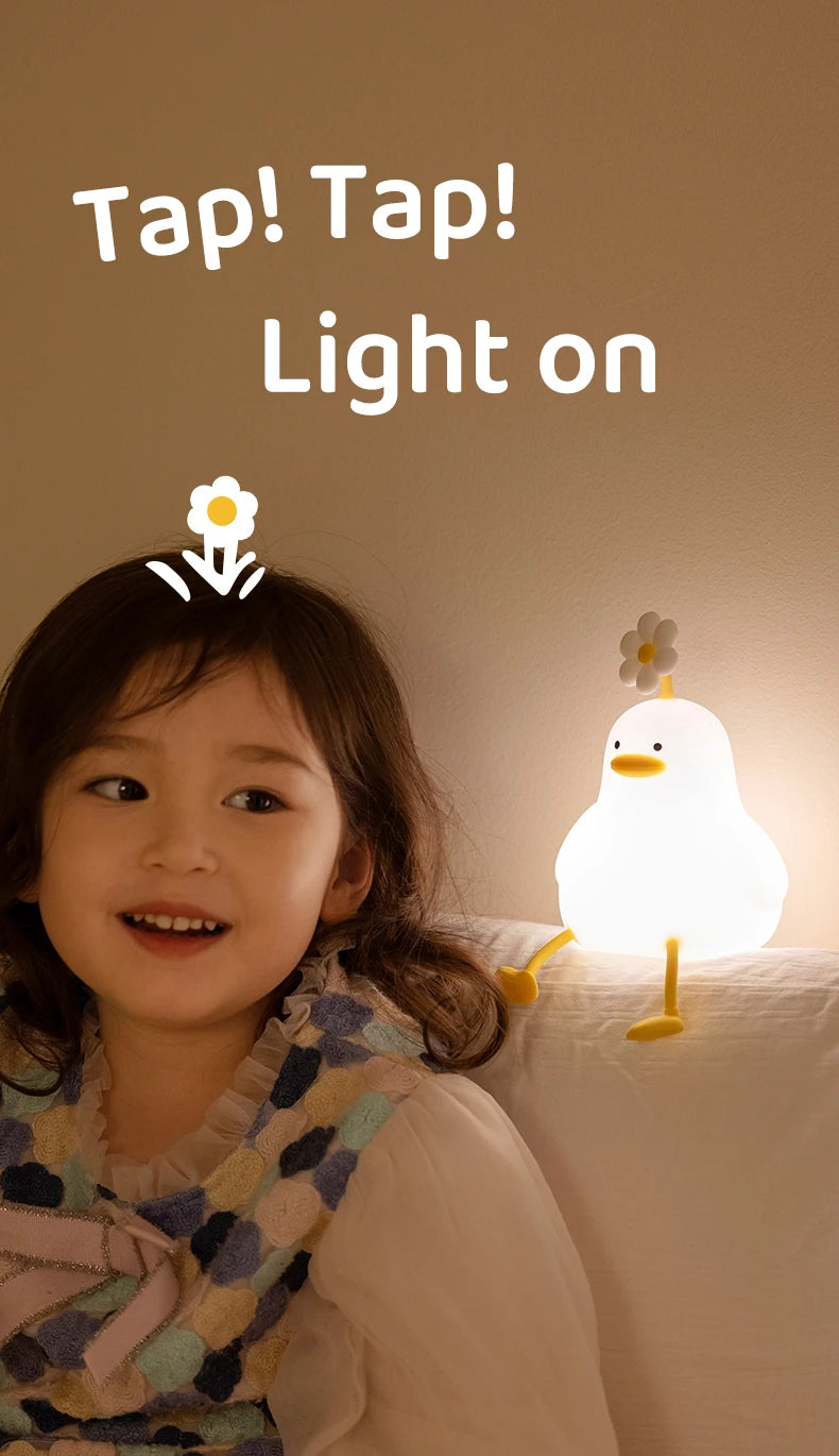 Cute Duck LED Night Light – A Cozy, Mood-Filling Decor Item