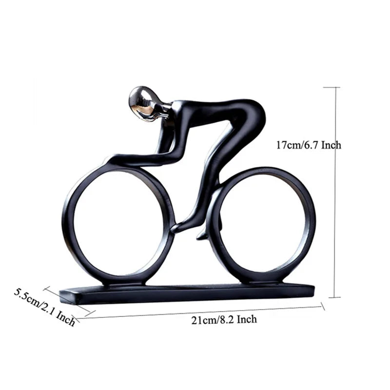 UHKA | Cycling Figurine – Motion Sculpture Art Object