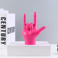 UHKA Modern Resin “Peace Sign” Hand Figurine – Minimal Home & Desk Decor
