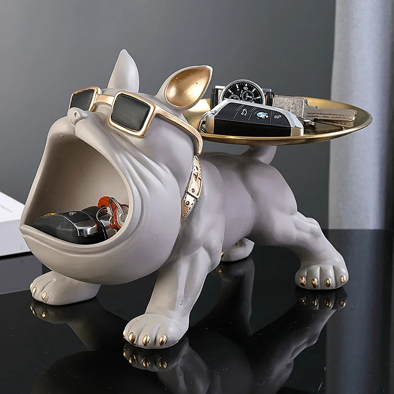 Sculptural Bulldog Storage – Bold Minimal Storage Object