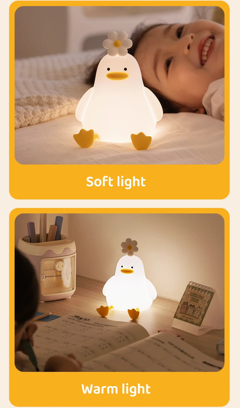 Cute Duck LED Night Light – A Cozy, Mood-Filling Decor Item