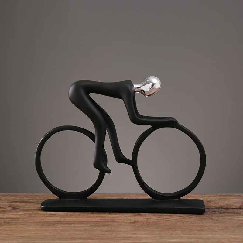 UHKA | Cycling Figurine – Motion Sculpture Art Object