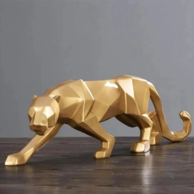 UHKA | Jaguar Large Figurine – Sculptural Animal Art Object
